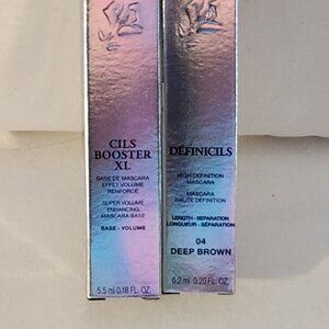 Lancome Definicils mascara deep brown + Cils Booster XL full size NIP